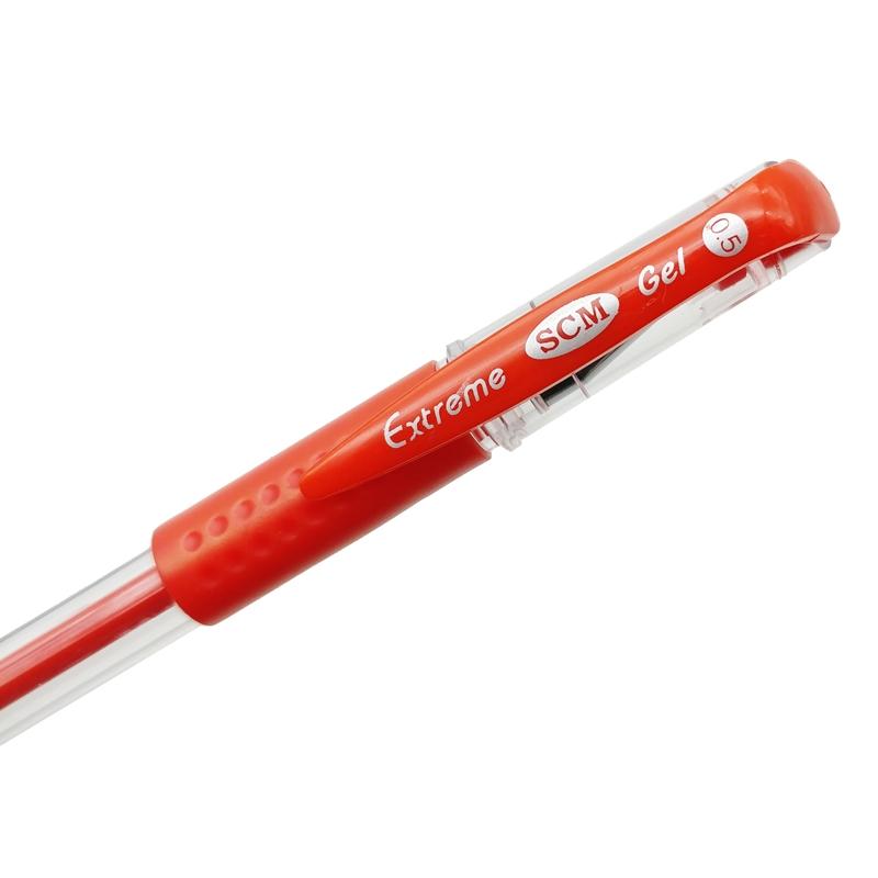 Bút Gel 0.5 mm Extreme - SCM 668 - Màu Đỏ