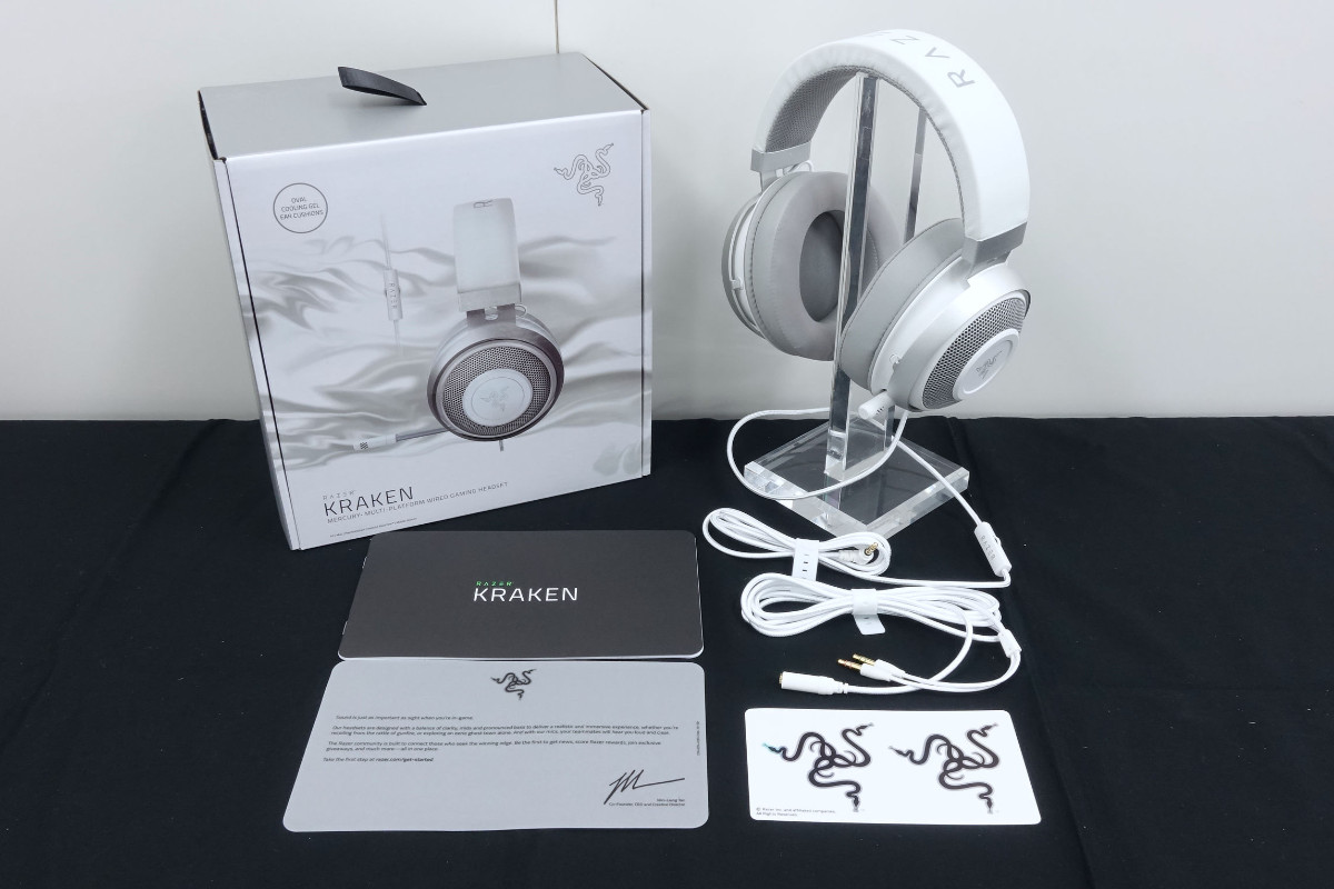 Tai Nghe Razer Kraken X Mercury Jack 3.5mm - Hàng Chính Hãng