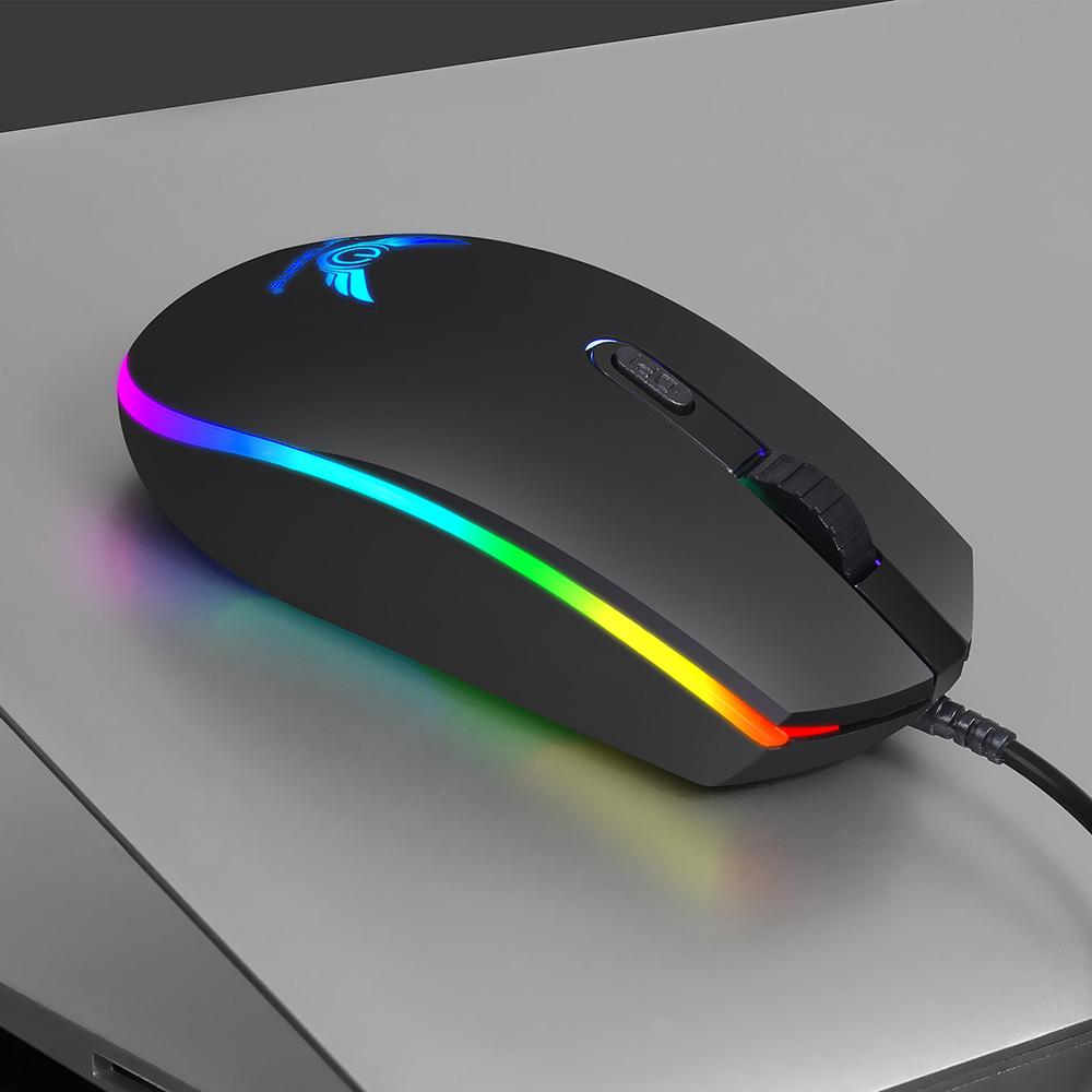Chuột chơi game máy tính ZERODATE S900 1600DPI 4 nút đèn nền LED RGB