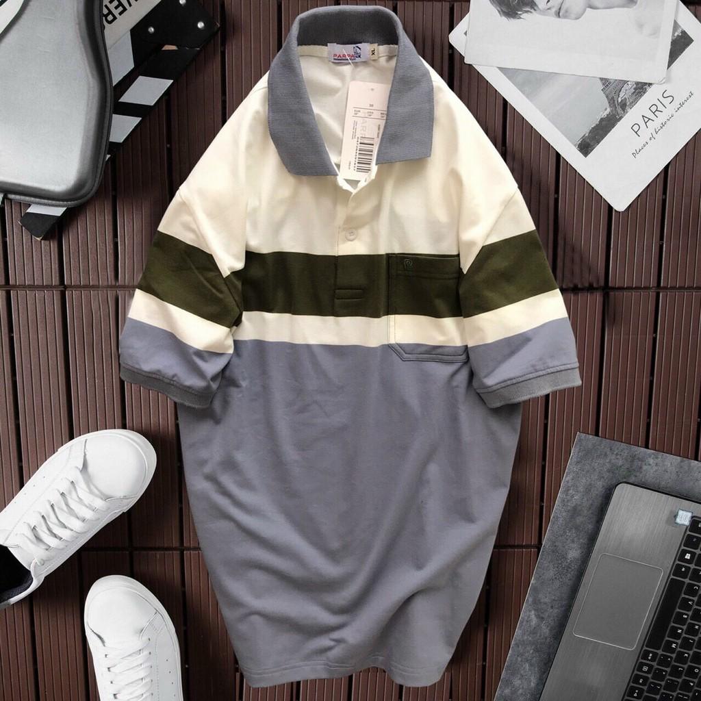 Áo Polo Nam Trung Niên  Có Túi ,thun phối cao cấp from chuẩn, thiết kế phong cách sang trọng, xuất xịn JD30