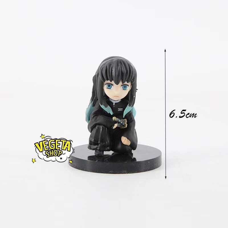 Mô hình Kimetsu No Yaiba - Mô hình thanh gươm diệt quỷ - Set 4 trụ cột Tokito Giyu Shinobu Rengoku - Cao 6,5cm