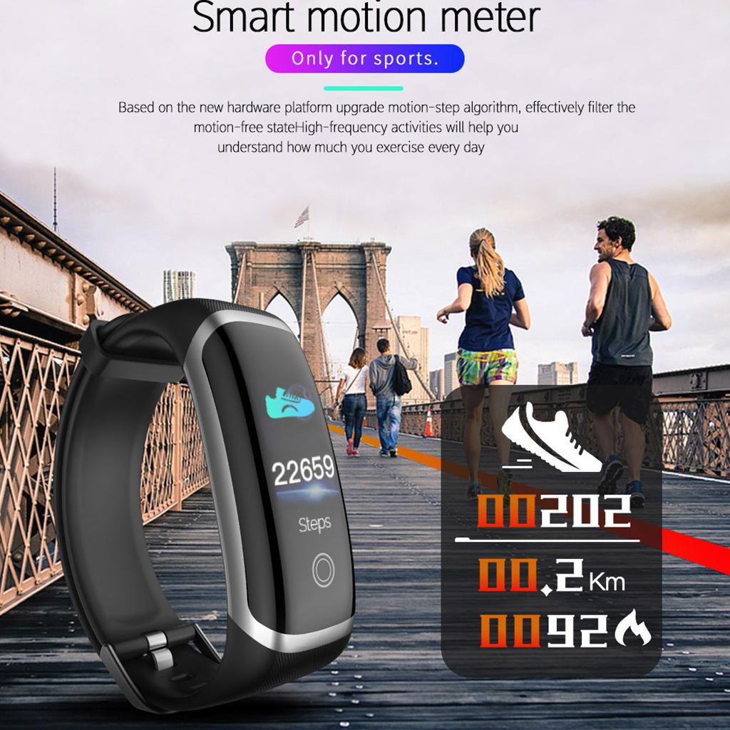 Smartwatch Bracelet Watch Sports Watch With Heart Rate Blood Pressure Blood Oxygen Monitoring Sleep Monitor, IP67 Waterproof