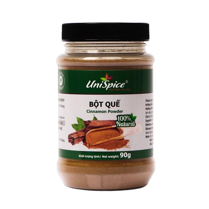 Cinnamon powder- Bột quế Unispice (Lọ 90gr) dùng trong đồ uống, làm bánh