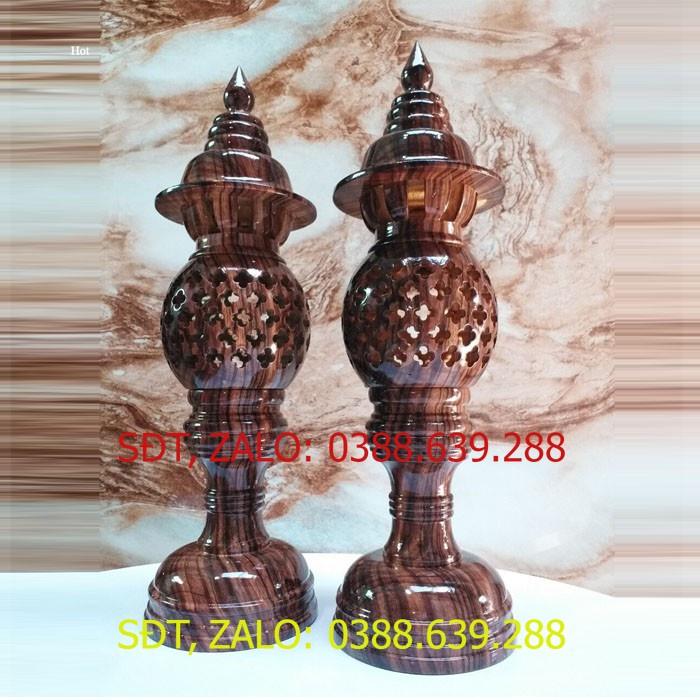 Cặp đèn để bàn thờ gỗ màu đèn vân gỗ , cặp đèn tổ ong hàng mới mẫu mới