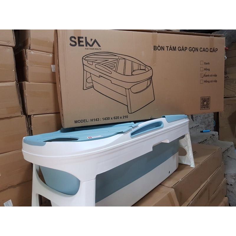 Bồn tắm gấp gọn cho người lớn, gia đình tắm, xông hơi thư giãn chất liệu nhựa PP và Silicon