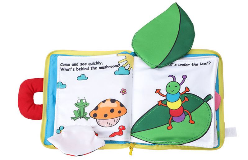 Sách vải - Cuốn sách vải Trốn tìm của những chú côn trùng - Baby Peekaboo book