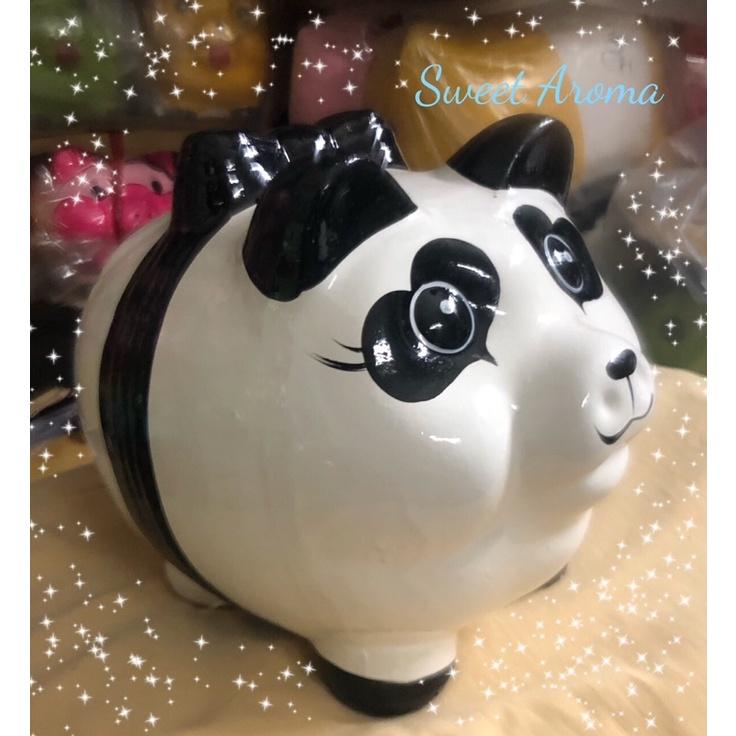 Heo Đất Sơn Bóng Trắng Đen Size Vừa Hàng Bao Đẹp