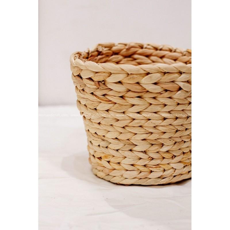 Giỏ bèo lục bình đựng đồ, giỏ bèo decor trang trí nhà cửa