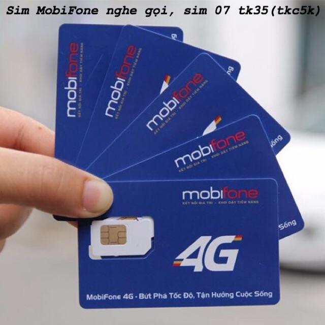 Sim Mobifone giá rẻ, nghe gọi, đầu số 07.Sim tài khoản 0d hàng chính hãng