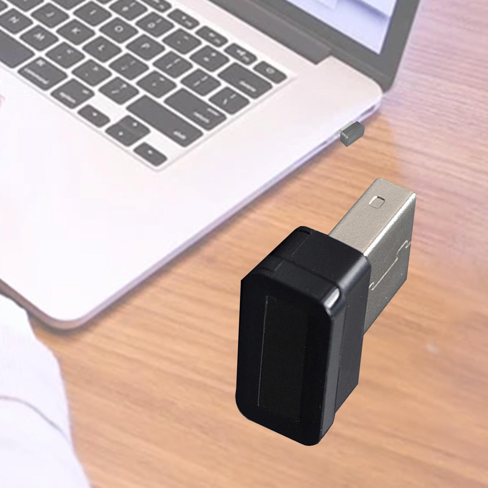 Portable USB Fingerprint Reader 360° Anti Spoofing Speedy Matching Fingerprint Scanner 10 sets of fingerpint can be store for use