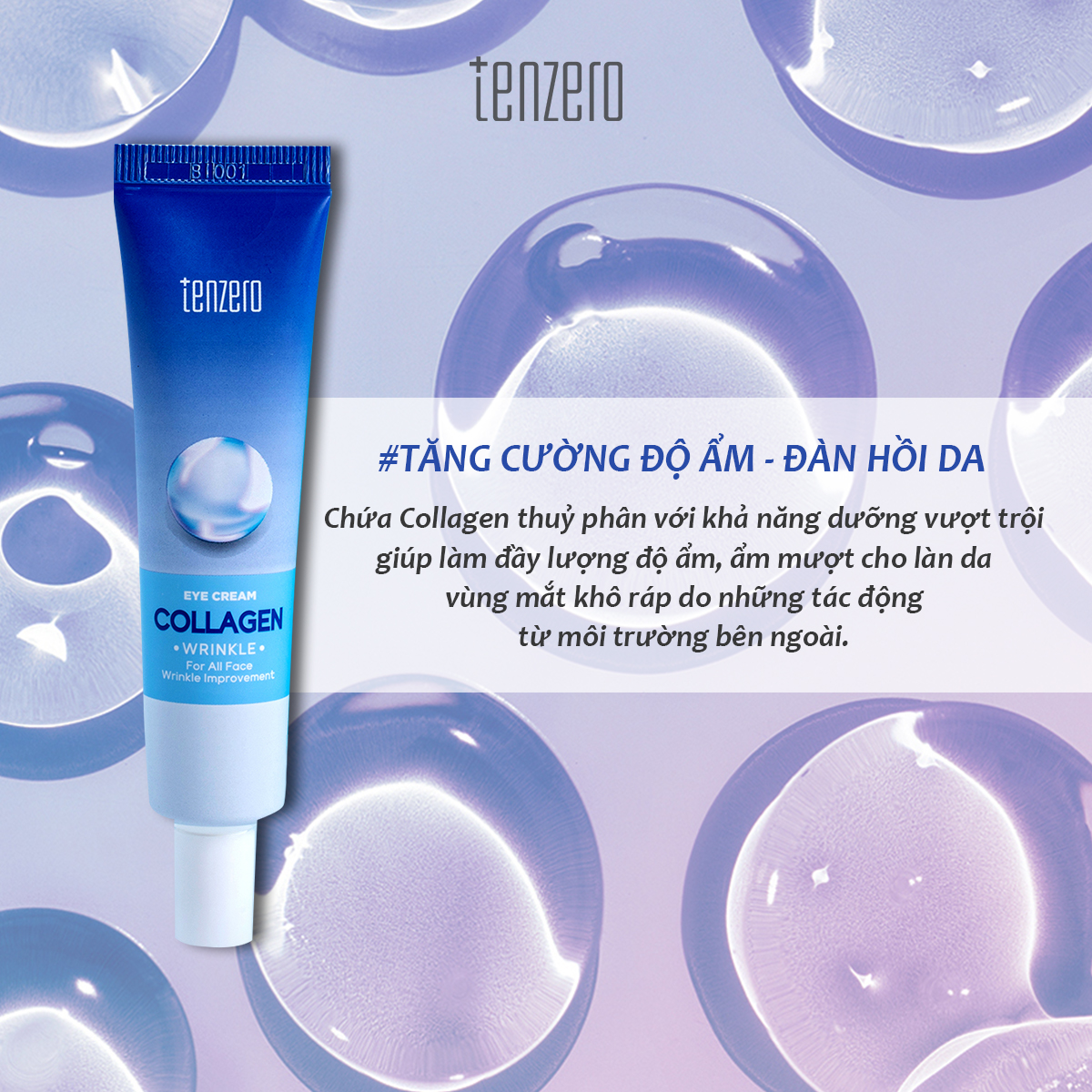 Kem dưỡng mắt, giảm quầng thâm Tenzero Eye Cream 40ml