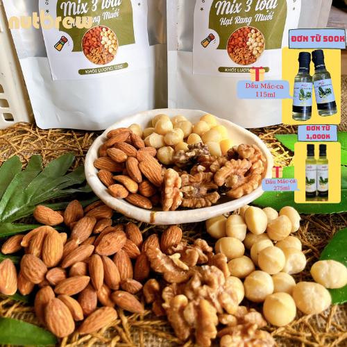 MIX 3 LOẠI HẠT RANG MUỐI ASTAR