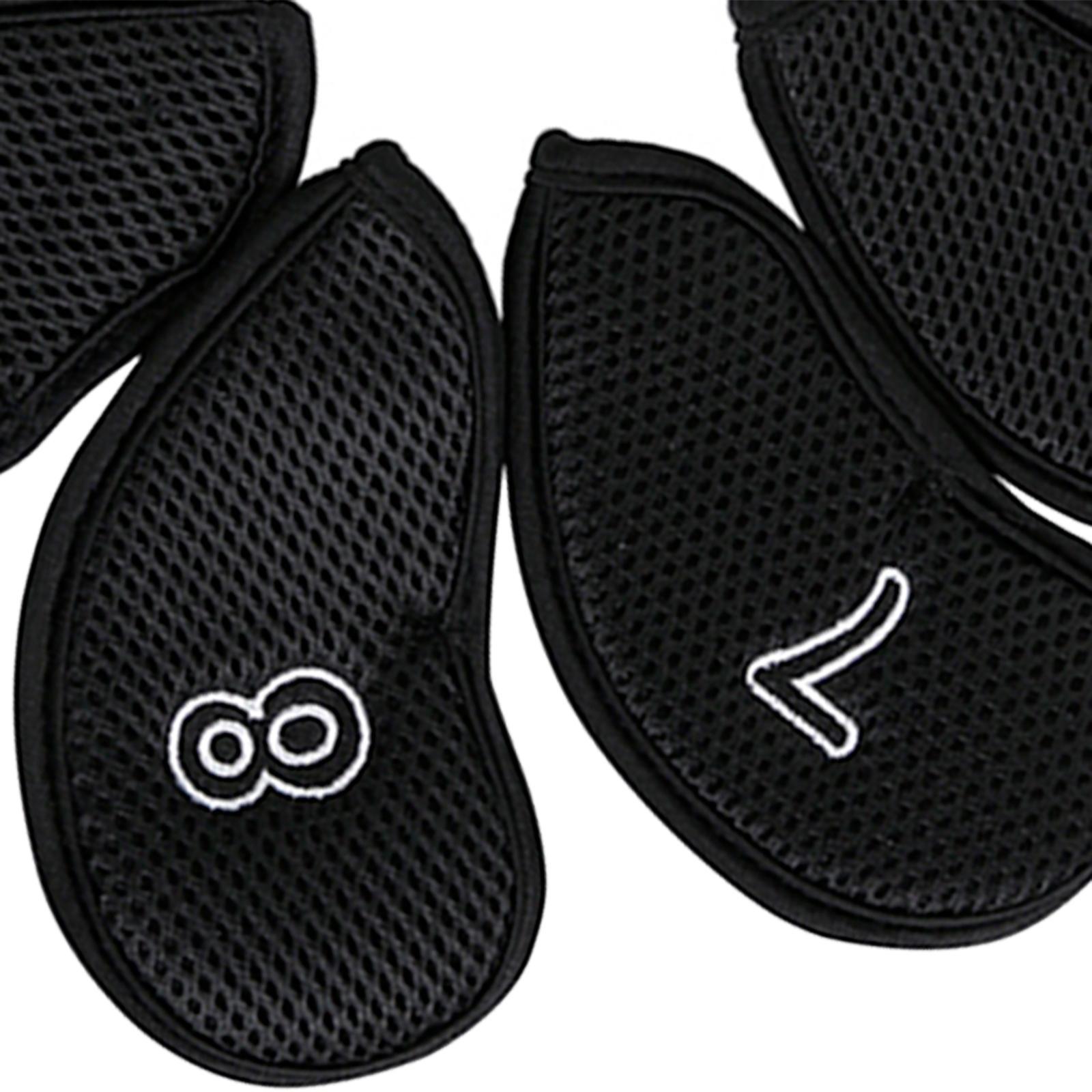Meshy Golf Iron Head Covers Set Golf Iron Covers Set Indoor and Outdoor Golf Gears