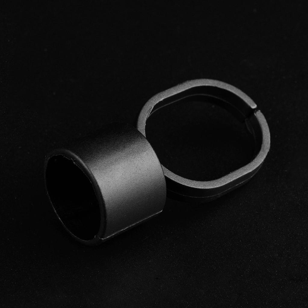 50pcs Disposable Tattoo Ink Cups Pigments Holder Rings with Sponge Black