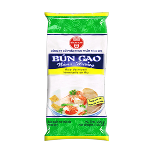 Thùng 40 gói Bún gạo nàng hương Bích Chi (200g/gói)
