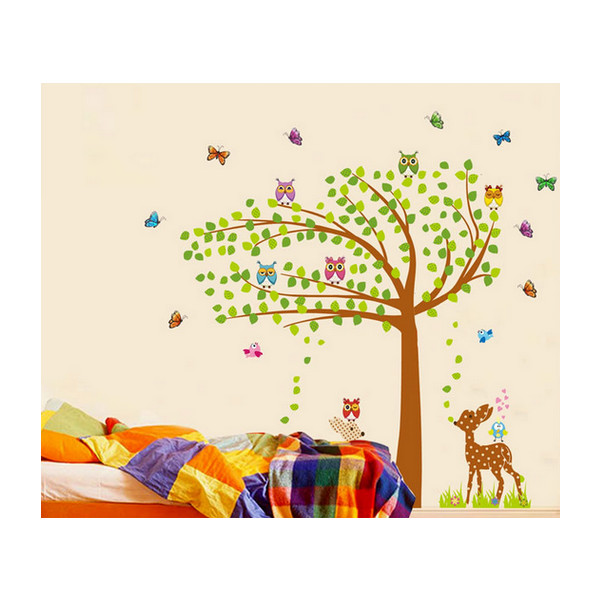 Decal Dán Tường Vườn Thú 21 EB156