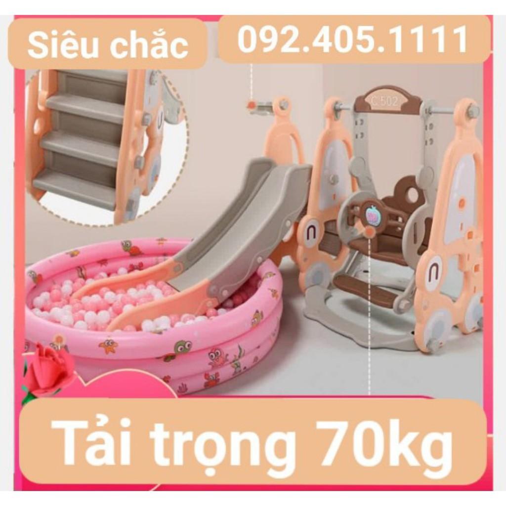 ( Sẵn Hàng ) Cầu Trượt Xích Đu Chắc Chắn Loại 1 Cho Bé