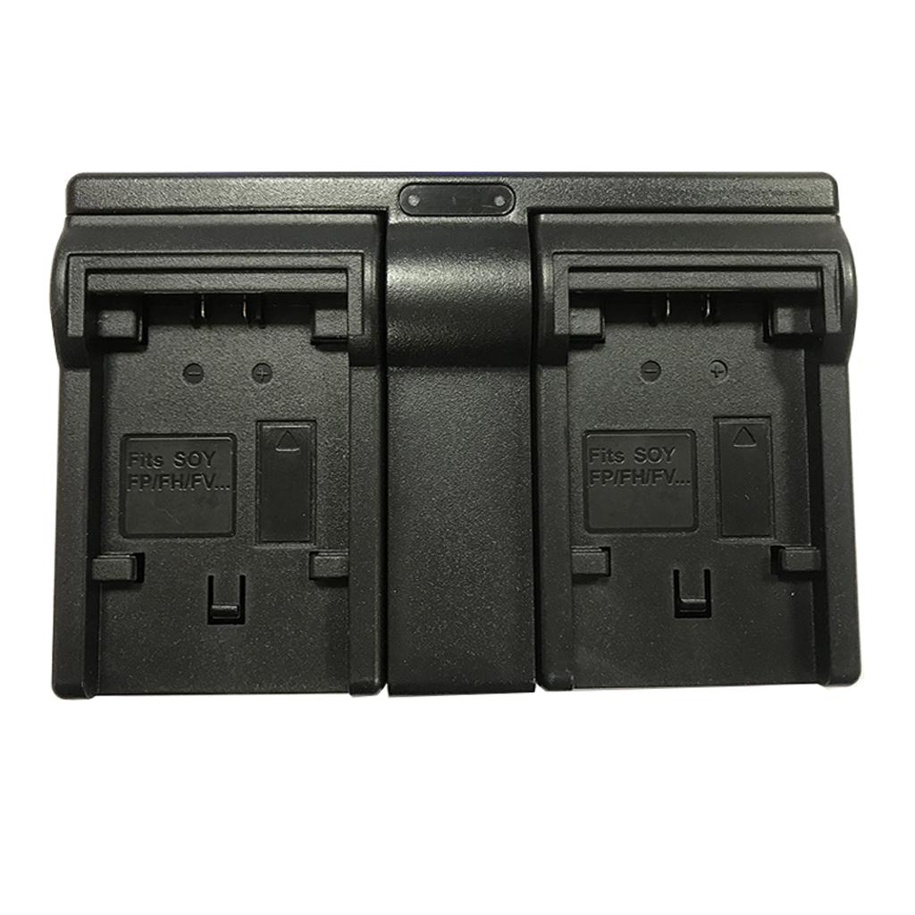 Camera Smart Charger Two-channel Charging Dock for NP FV100 Batteries
