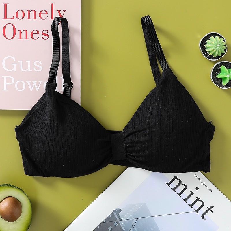Áo Ngực Bra Nơ Xinh Có Mút Nâng Ngực Hàng Bán Shop Free size 40_58kg nha nàng tương đương size ngực 32-34-36