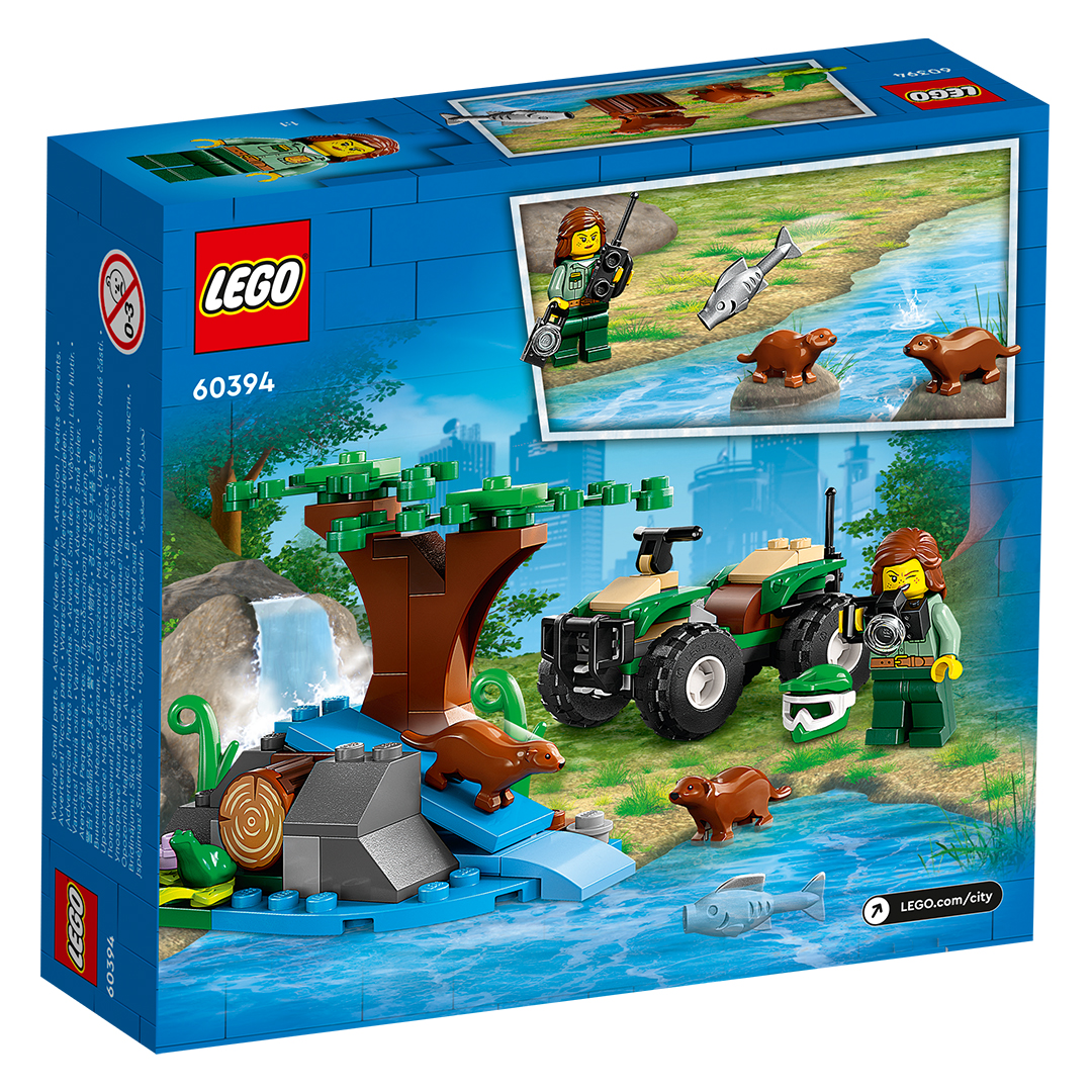 Đồ chơi lắp ráp LEGO City 60394 Xe cứu hộ rái cá (90 Chi Tiết)
