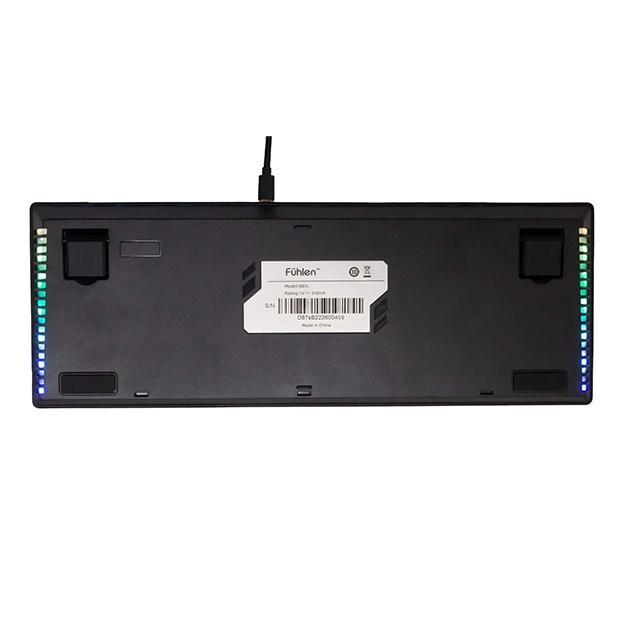 Bàn phím cơ chơi game tốt nhất Fuhlen D87S RGB đen hàng chính hãng