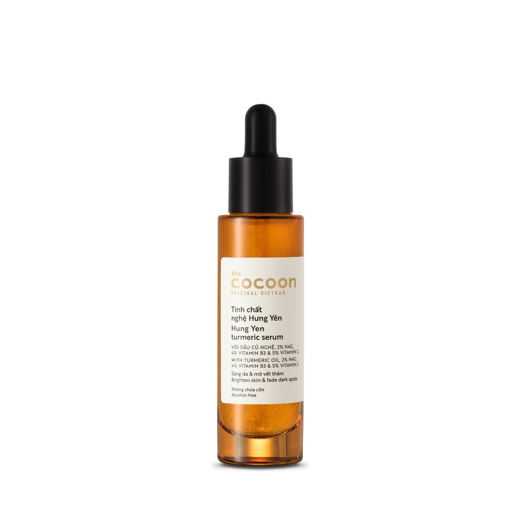 Serum COCOON Nghệ Hưng Yên Sáng Da & Mờ Vết Thâm - COCOON Hung Yen Turmeric Serum 30mL