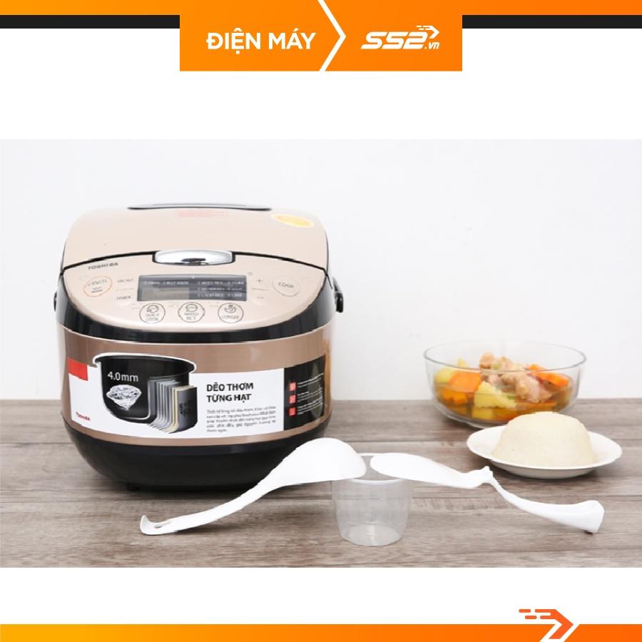 Nồi cơm điện tử Toshiba RC-18DR3PV - Vàng đồng - Hành Chính Hãng