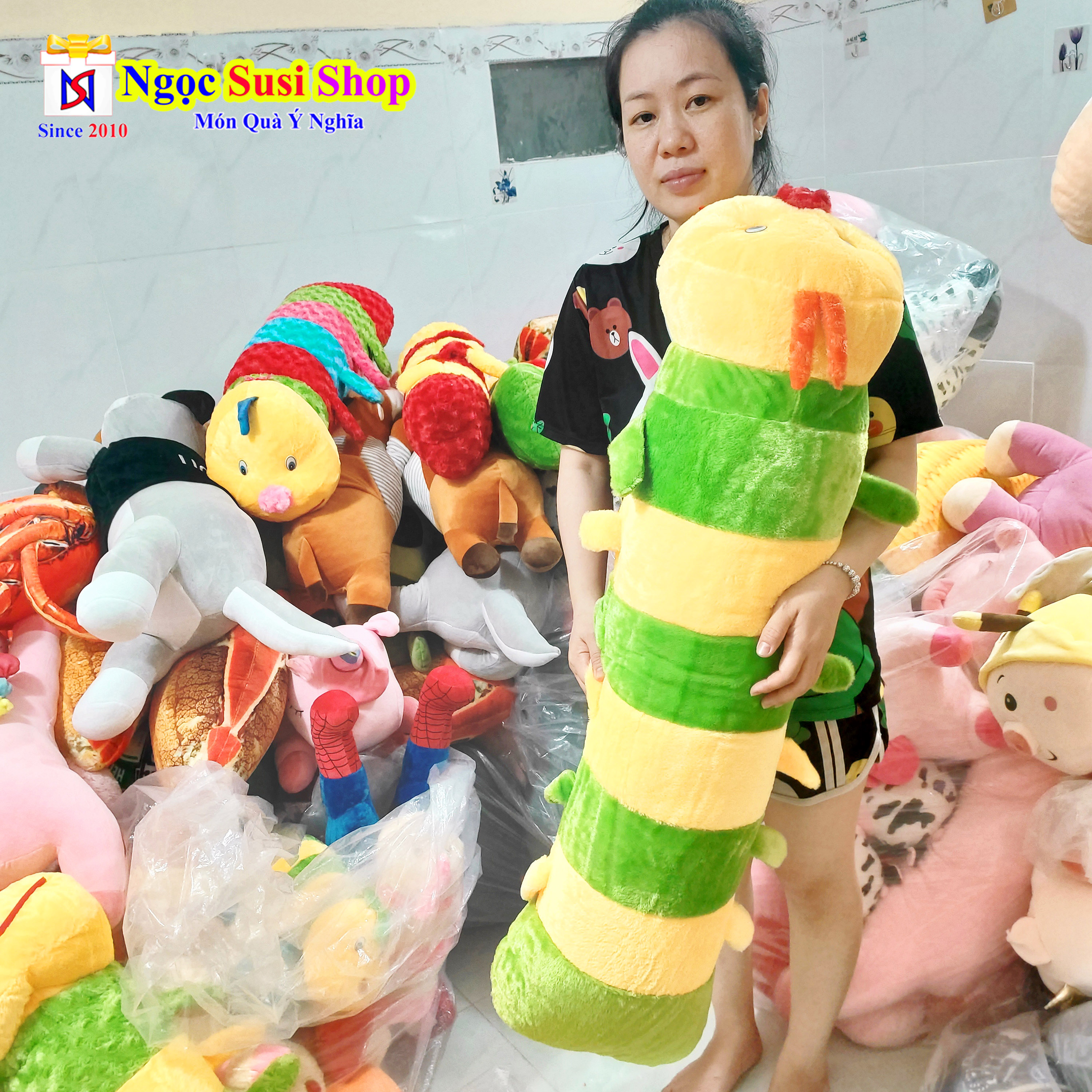 THÚ BÔNG CON SÂU SIÊU TO KHỔNG LỒ