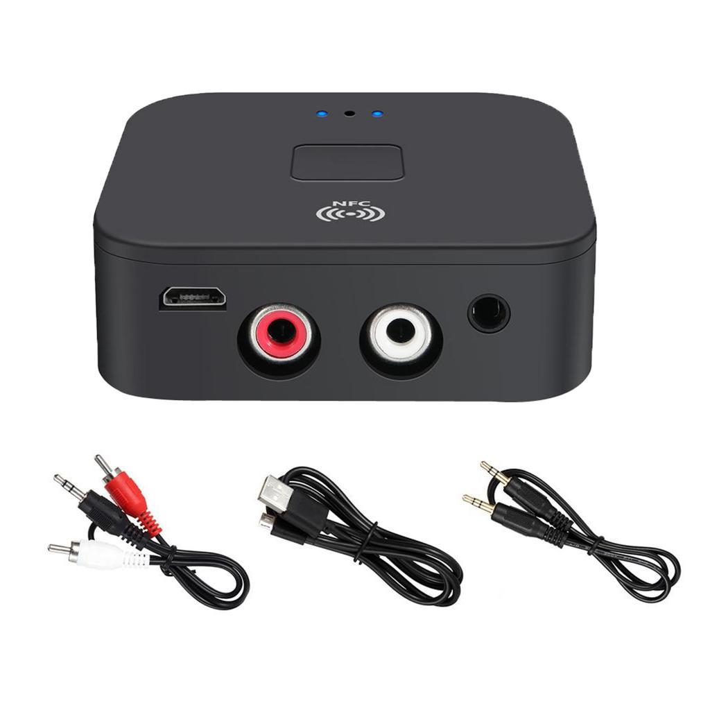 Wireless Bluetooth Receiver 2- 3.5mm Aux Audio Receiver Adaptor
