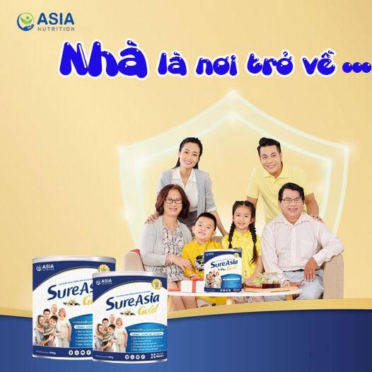 Sữa bột En sure Sure Asia Gold cao cấp ASIA NUTRITION 400G cao cấp nguyên liệu nhập khẩu Mỹ tác dụng tốt cho sức khỏe