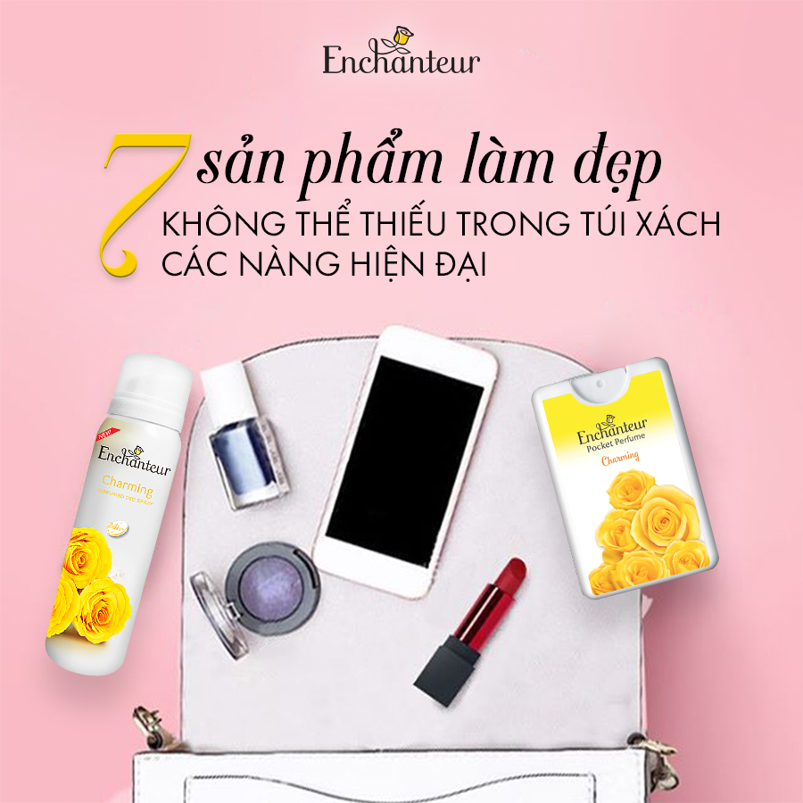 Combo 6 Nước hoa bỏ túi Enchanteur hương Charming 18ml/hộp