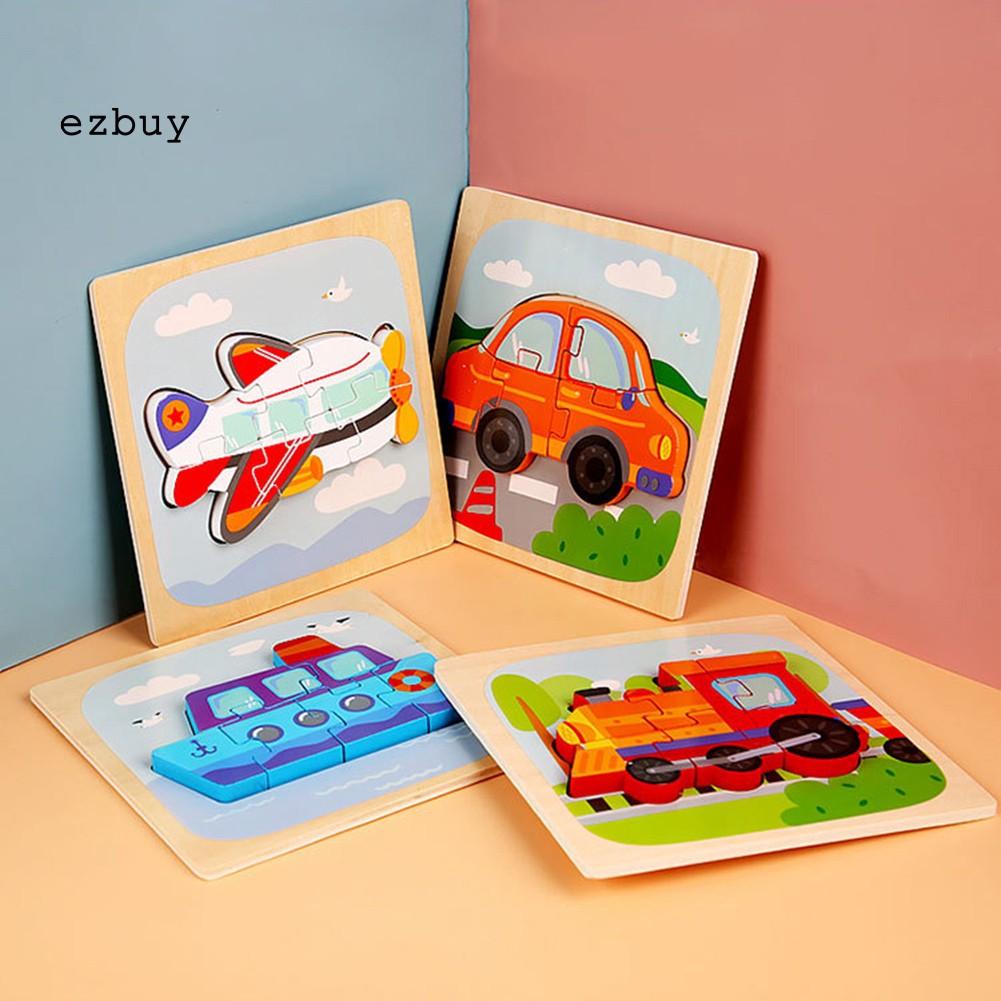 Bảng Gỗ Xếp Hình 3d Hình Động Vật Cho Bé