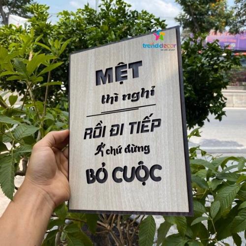 Tranh Gỗ Động Lực Slogan Treo Tường Những Câu Nói Bất Hủ