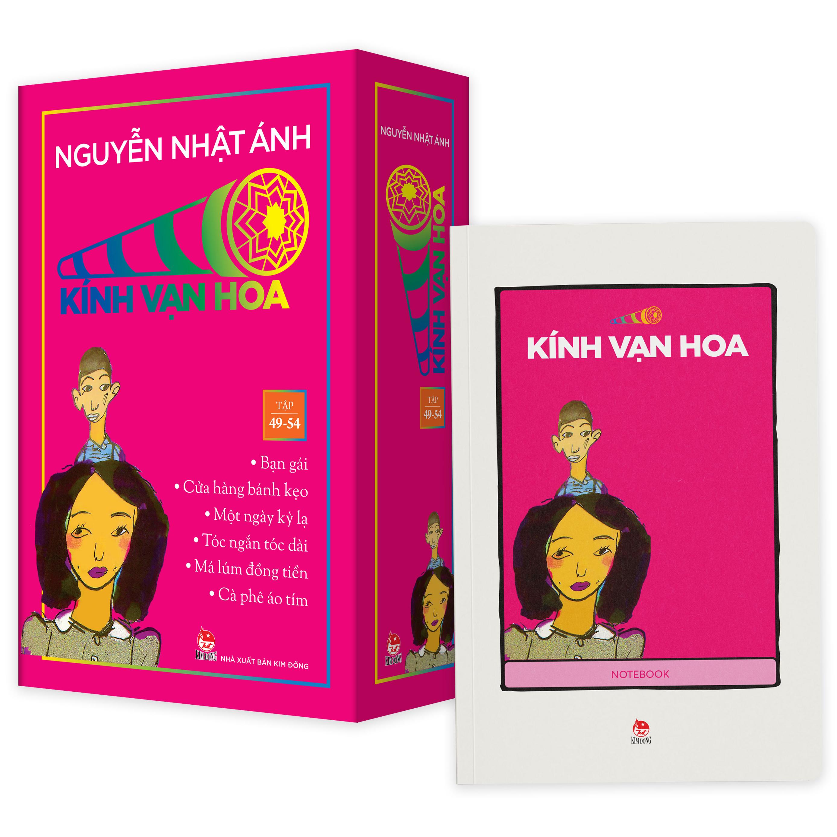 Sách - Boxset Kính Vạn Hoa - Bộ Kỉ Niệm 30 Năm: Tập 49 - 54 (Hộp 6 Tập) - Tặng Kèm Sổ Tay Kính Vạn Hoa