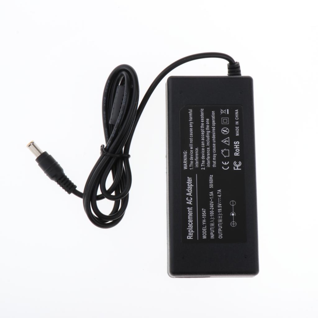 19.5V 90W 4.7A AC-DC Adapter Power Supply Charger Cable for Laptops