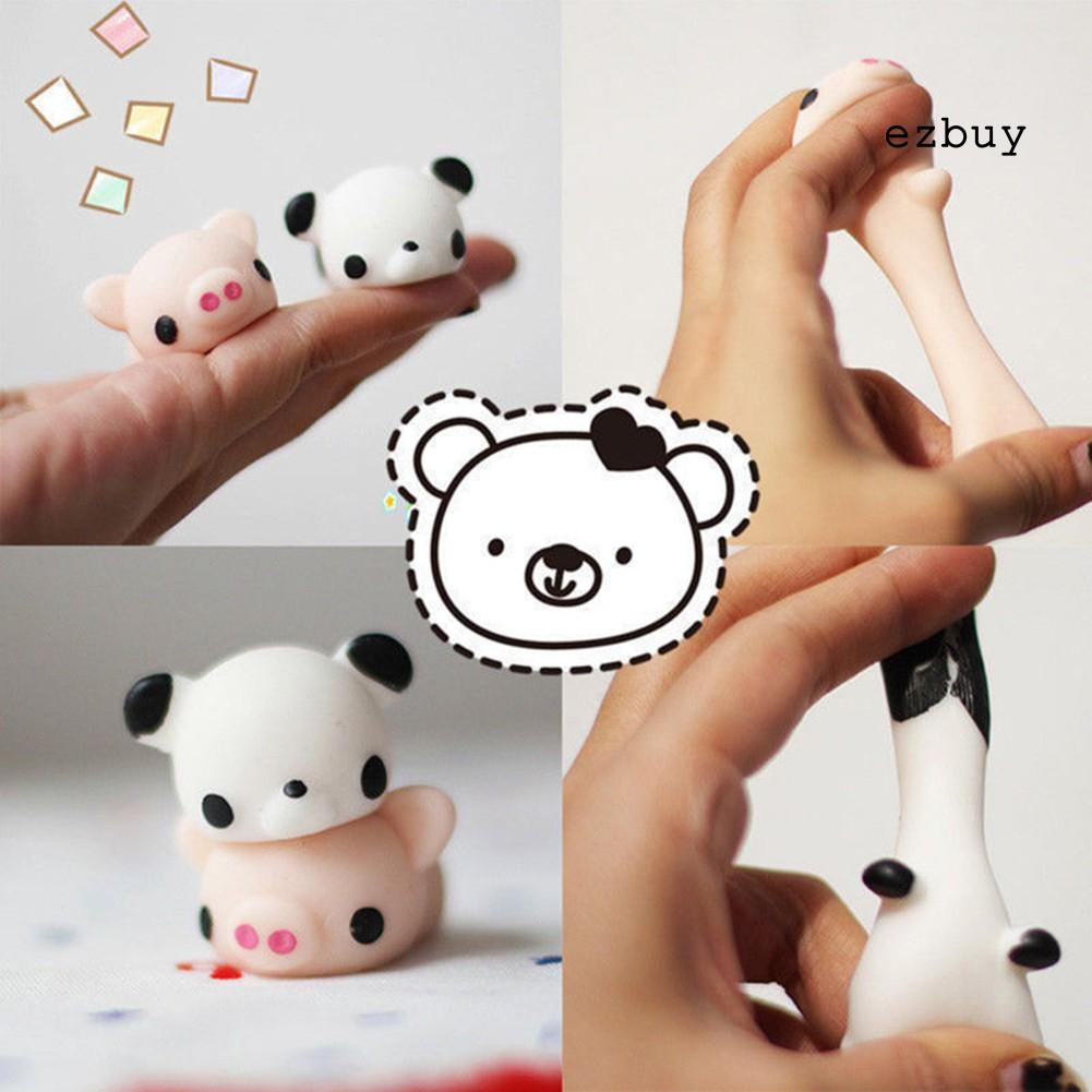 Bộ 10 đồ chơi bóp nén cầm tay hình động vật đáng yêu giúp giải tỏa căng thẳng