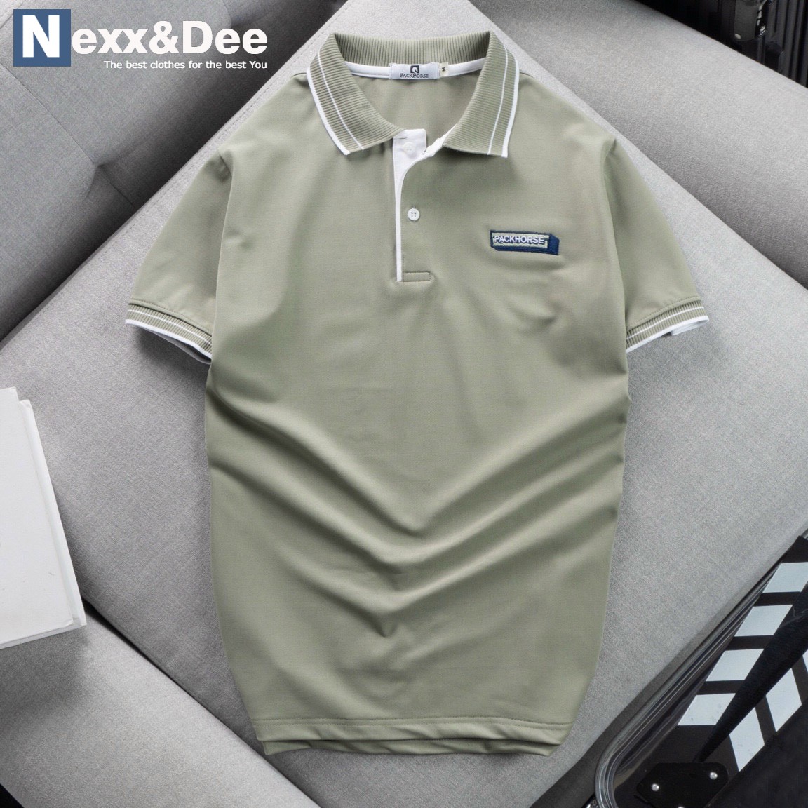 Áo thun polo nam, áo thun cá sấu nam có cổ bẻ trẻ trung niên big size 3xl CS10