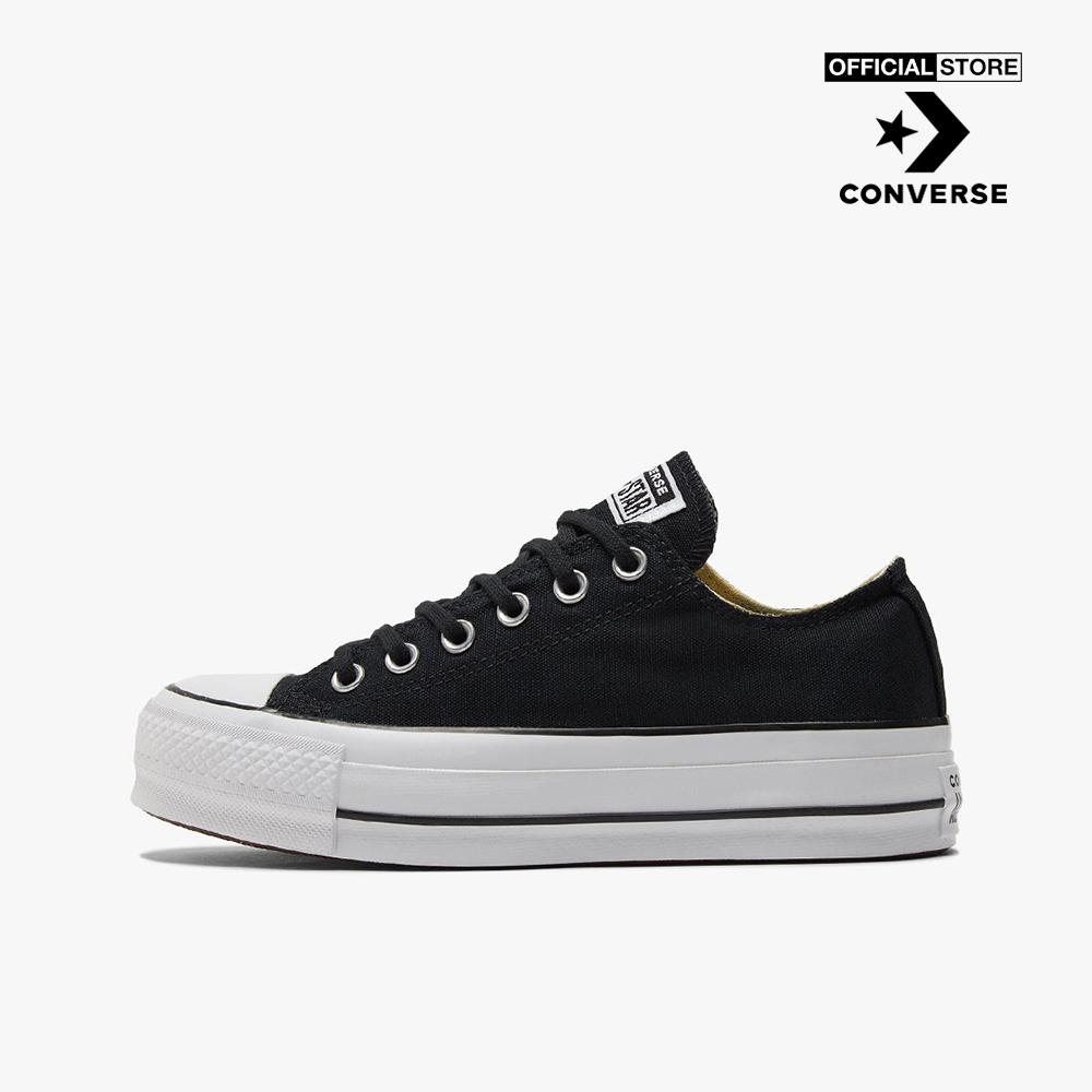 CONVERSE - Giày sneakers nữ cổ thấp Chuck Taylor All Star Lift 560250C-0000_BLACK