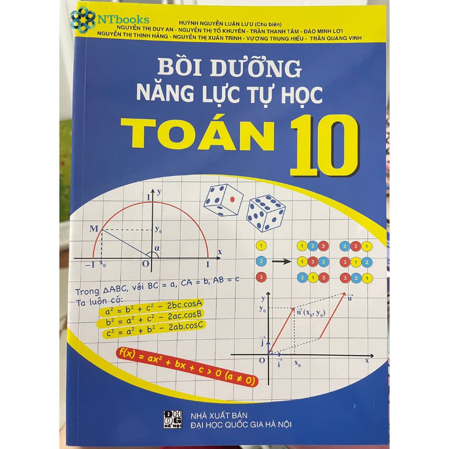 Combo 2 cuốn Sách Bồi Dưỡng Năng Lực Tự Học Toán Lớp 10 + 500 Bài Toán Cơ Bản Và Nâng Cao Lớp 10