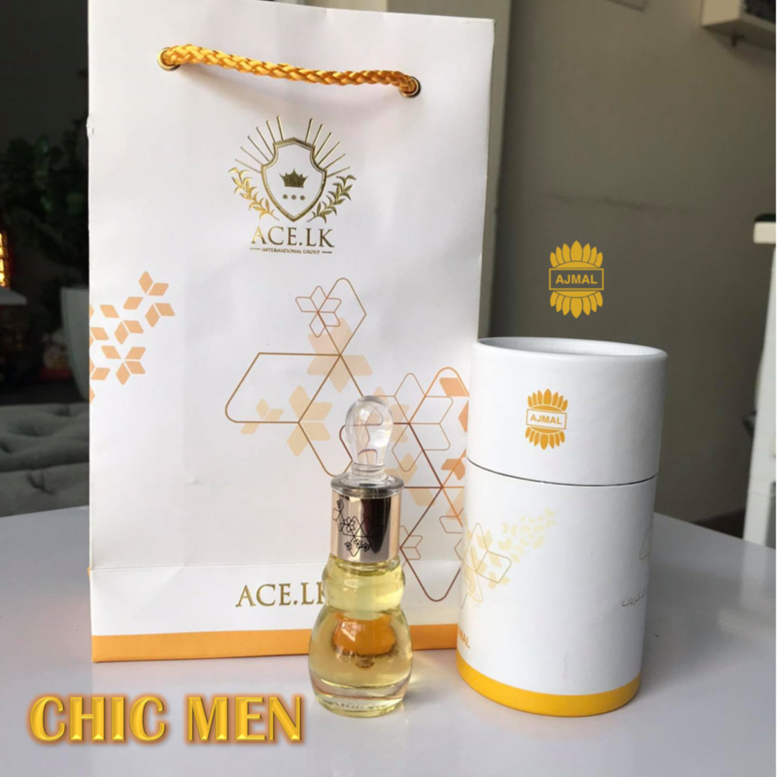 Tinh Dầu Nước Hoa Ajmal Dubai Chic Men Chính Hãng - ANGEL CONCENTRATED PARFUME 12ml