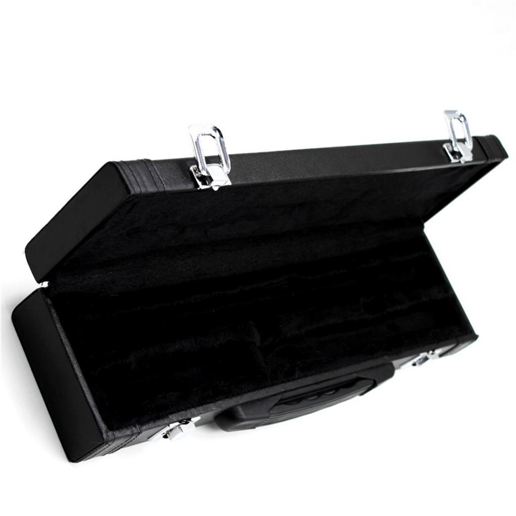 Sunnimix Bền Sáo Buổi Biểu Diễn Ốp Lưng Hộp Bảo Quản Da Cho Buổi Hòa Nhạc Phụ Kiện 39X9.5X6 Cm