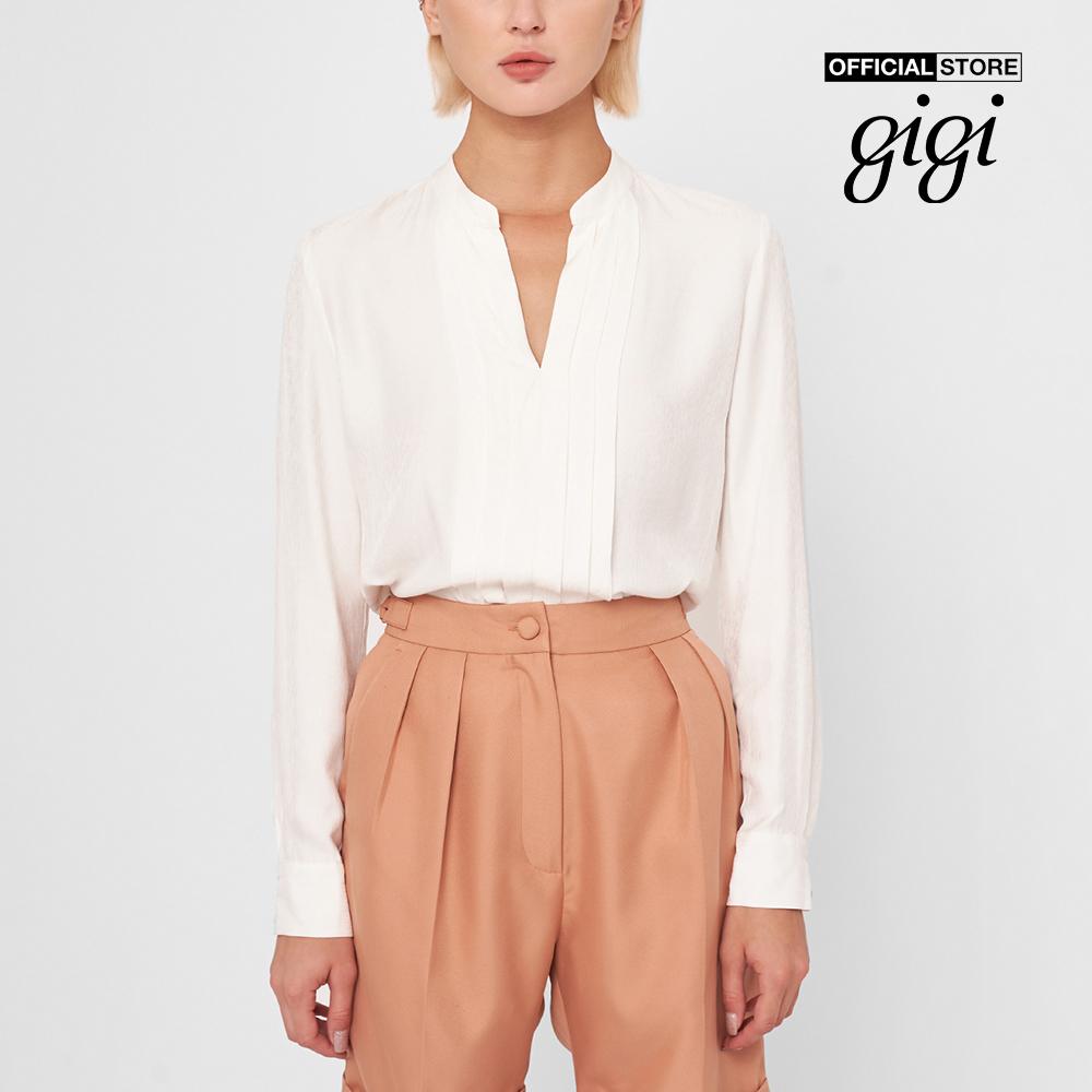 GIGI - Áo kiểu nữ tay dài cổ trụ thời trang G1108B211271