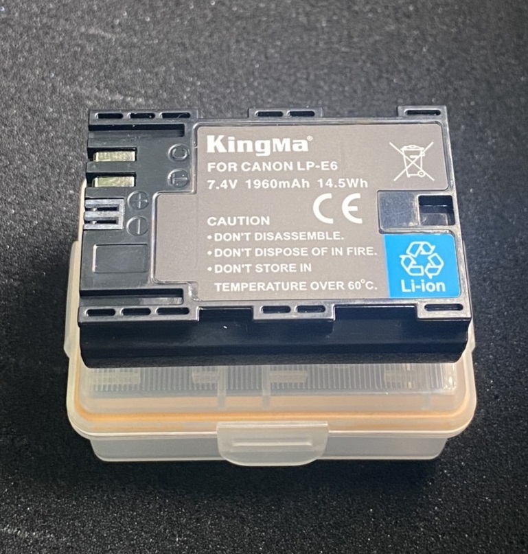 BỘ 2 PIN 1 SẠC KINGMA THAY THẾ CHO MÁY ẢNH CANON LP-E6 - HÀNG CHÍNH HÃNG