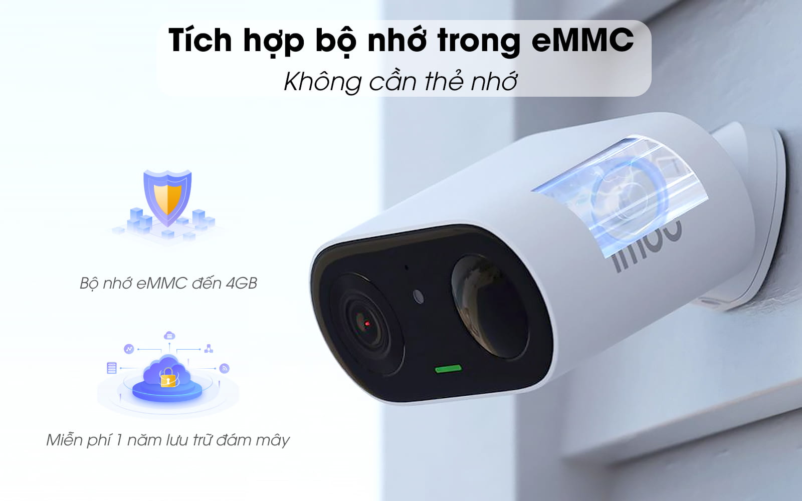 Camera Wi-Fi IMOU Cell Go IPC-B32P-V2 3MP dùng Pin - Ch.ính/Hãng