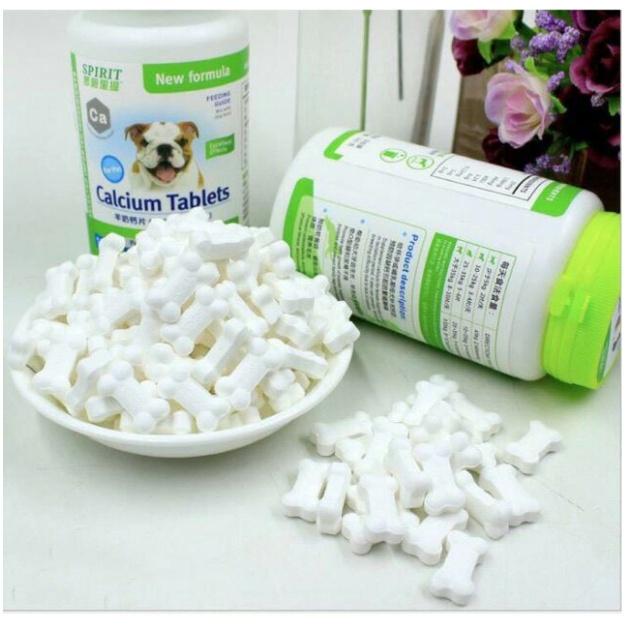Canxi sữa dê Spirit cho chó - Hộp canxi cho chó 160 viên