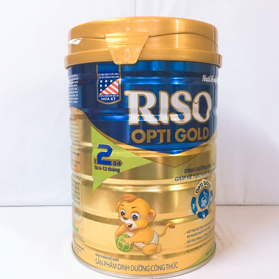 Sữa bột  RISO OPTI GOLD 2 900g (trẻ từ 6-12 tháng)