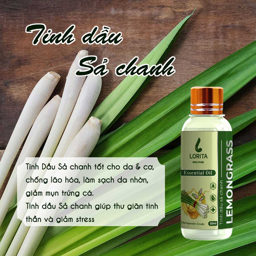 Tinh dầu thiên nhiên LORITA - Tinh dầu Việt Nam nguyên chất 100% nhiều mùi hương, dung tích - Mùi thơm tự nhiên dễ chịu, giúp tỉnh táo, thoải mái, giảm đau nhức