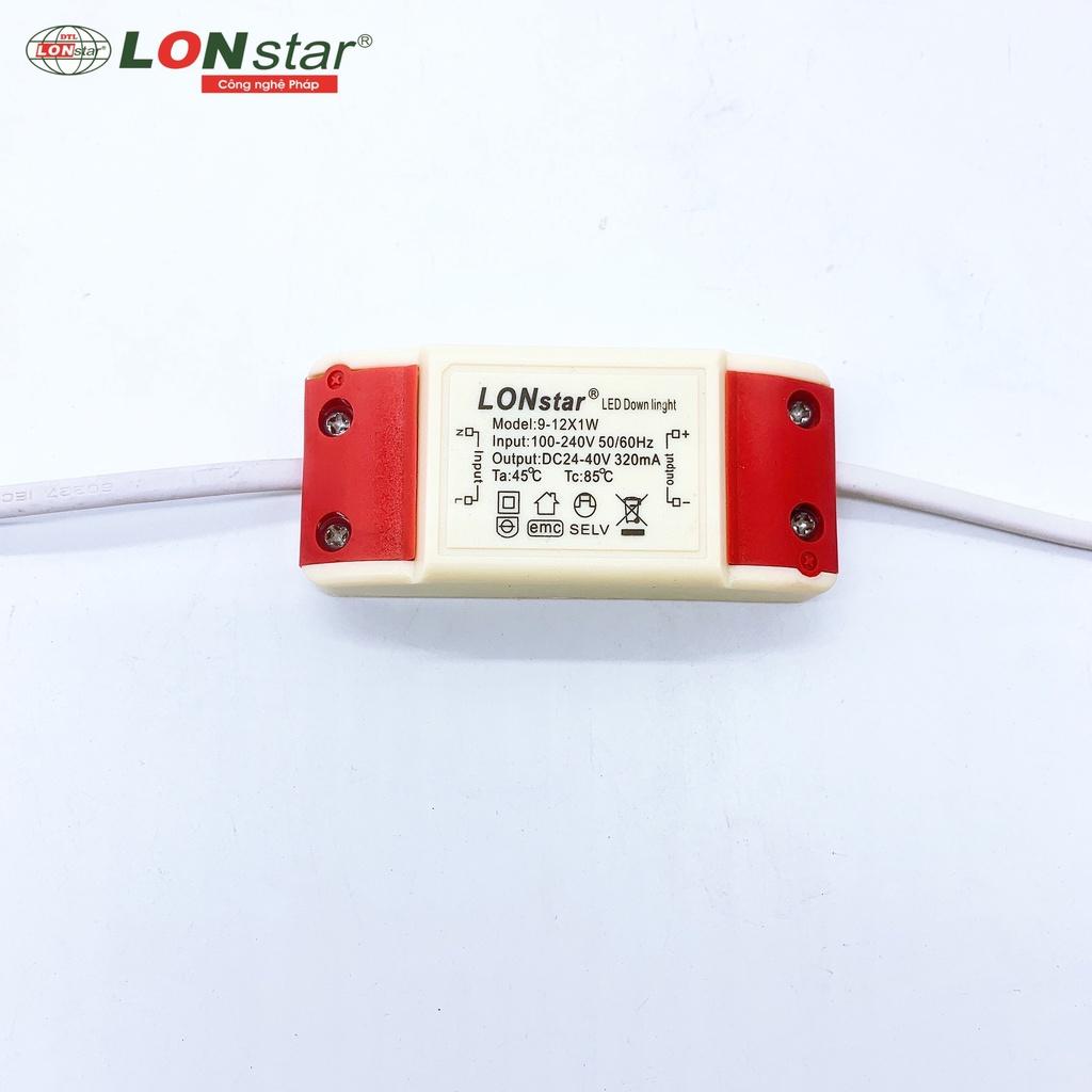 Chấn Lưu,Nguồn Driver , Tăng Phô Đèn Led LONstar 8W-12W Chế Độ 1 Màu,5 Loại Jack Cắm