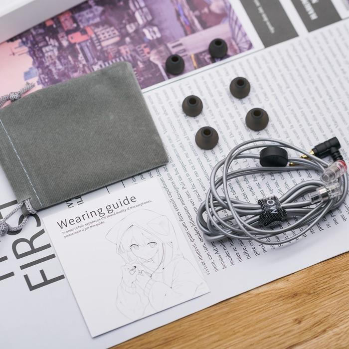 Tai nghe MOONDROP QUARKS có MIC đàm thoại 1 Dynamic Hifi Inear Hàng chính hãng | Nhạc cụ Ballad Không lời Jazz | tai nghe giá rẻ