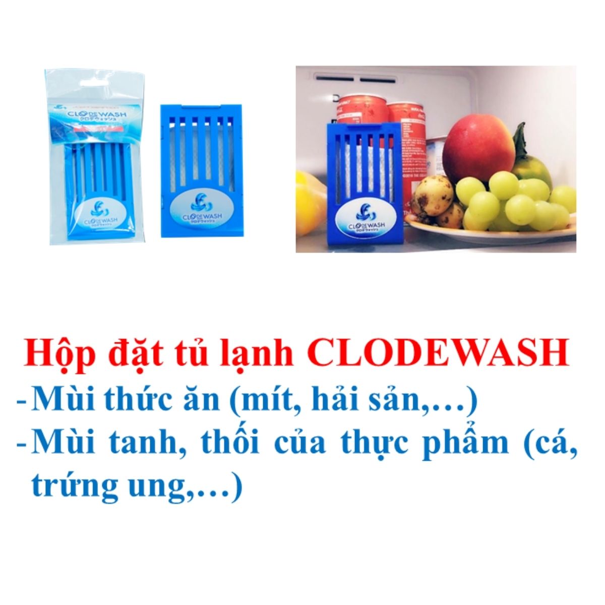 HỘP KHỬ MÙI ĐA NĂNG CLODEWASH